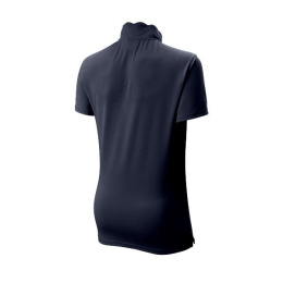 Wilson SCALLOPED COLLAR golf polo shirt (women's, navy blue, size L)