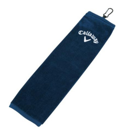 Callaway Cotton Tri Fold golf club towel (navy blue, 40.5 x 33 cm)