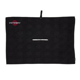 Callaway Odyssey Microfibra Golf Club Towel (Black, 76 x 50 cm)