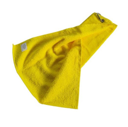 TOMA GOLF Event Tri Fold golf club towel, yellow, dimensions 50x38 cm