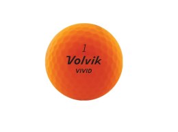 Piłki golfowe VOLVIK VIVID New (pomarańczowy mat, 12 szt.)