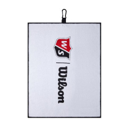 Wilson Tri Fold Golf Towel (microfiber, white, 52 x 40 cm)