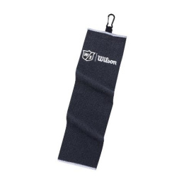 Wilson Tri Fold Golf Towel (microfiber, black, 52 x 40 cm)