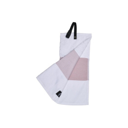 Callaway Tri-Fold golf club towel (white and pink, 40x53 cm)