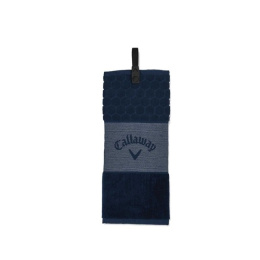 Callaway Tri-Fold golf club towel (navy blue, 40x53 cm)