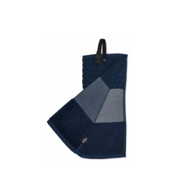 Callaway Tri-Fold golf club towel (navy blue, 40x53 cm)
