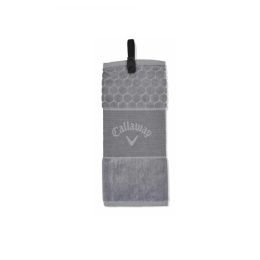 Callaway Tri-Fold golf club towel (gray, 40x53 cm)
